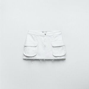 Zara Ripped Mini Skirt